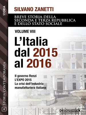 cover image of L'Italia dal 2015 al 2016